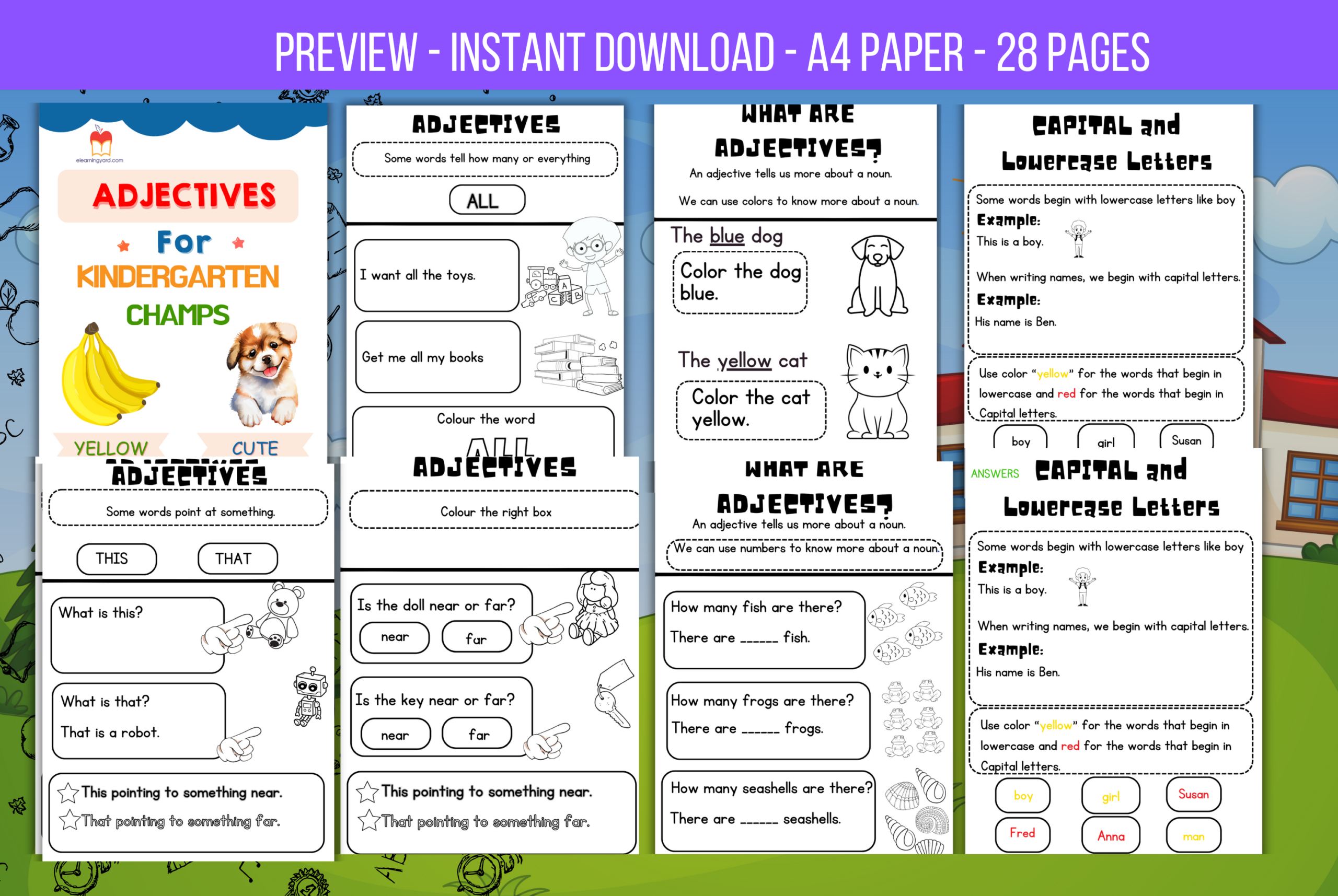 Adjective Adventure Worksheet