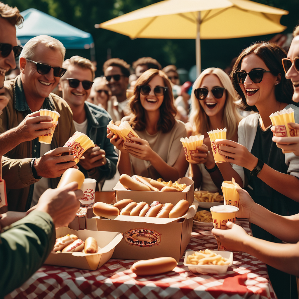 hot dog eating contest