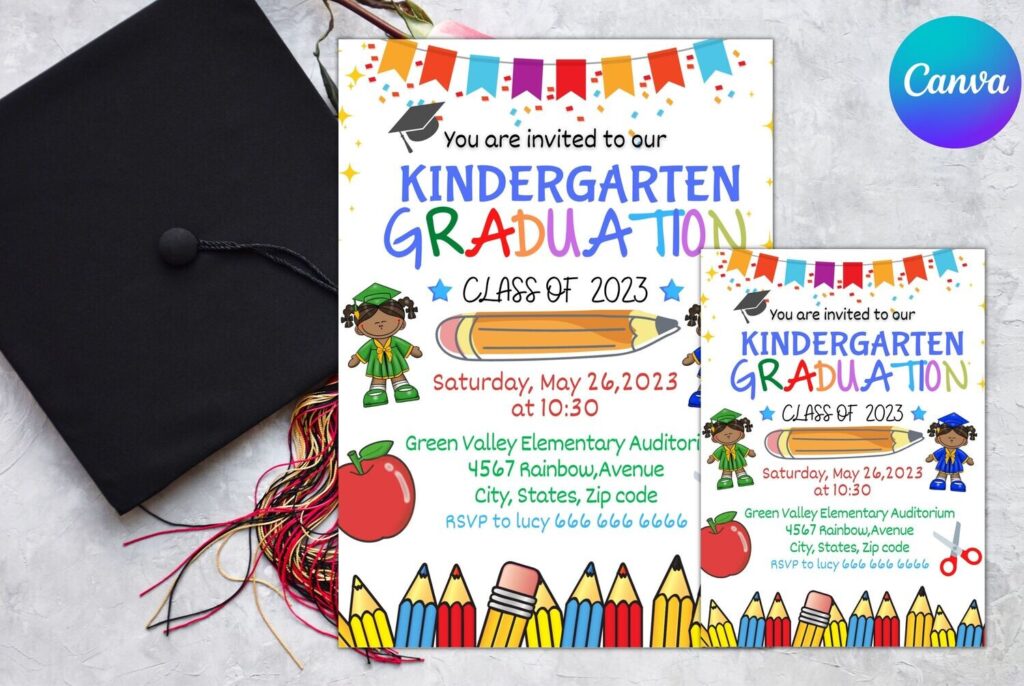 editable Graduation Party Invitation flyer