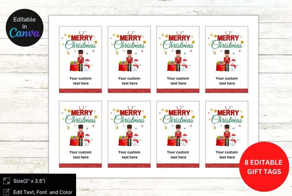 Personalised Christmas Personalized Gift Tags