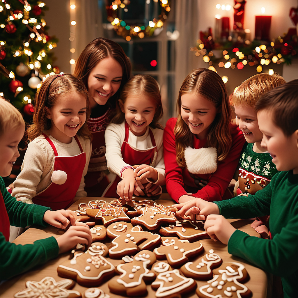 Christmas Gingerbread Decorating Party