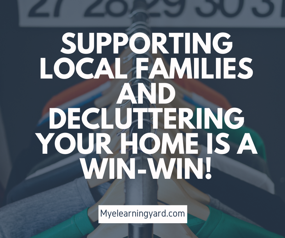 Supporting local families and decluttering your home is a win-win!