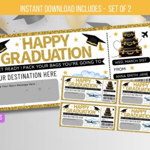 Graduation Boarding Ticket