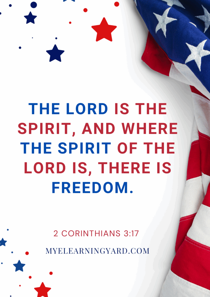 Bible verses Inspire the Liberty of the US