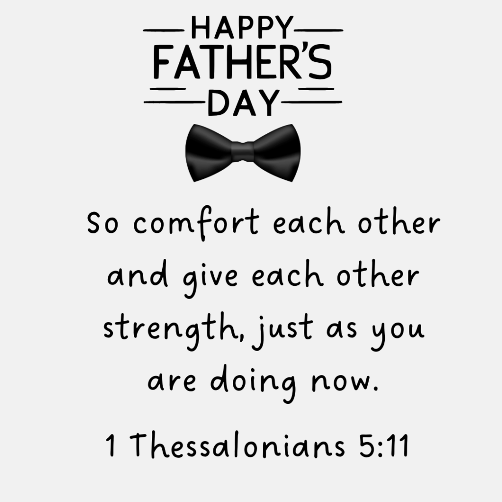 inspirational father's day bible verses
