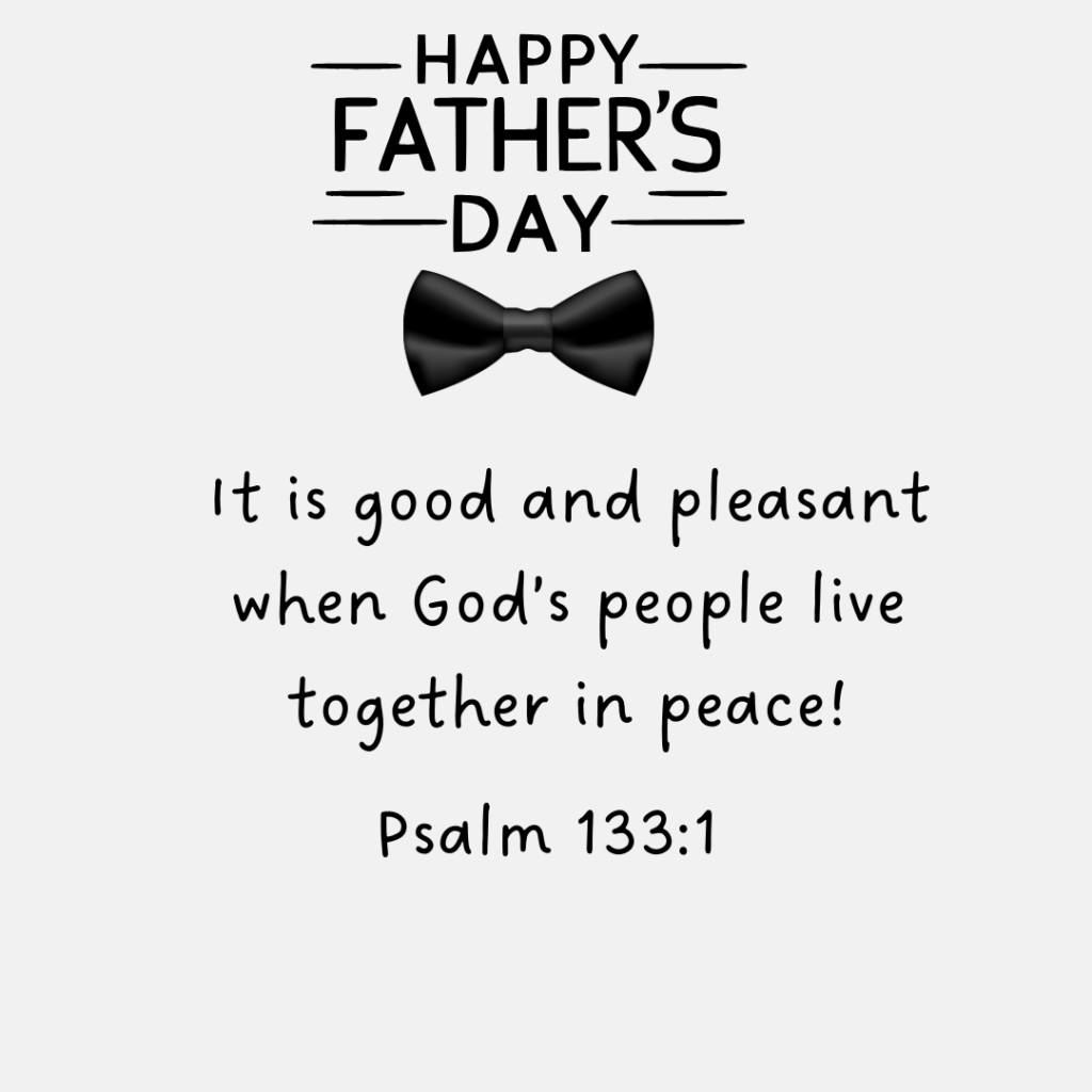 inspirational father's day bible verses