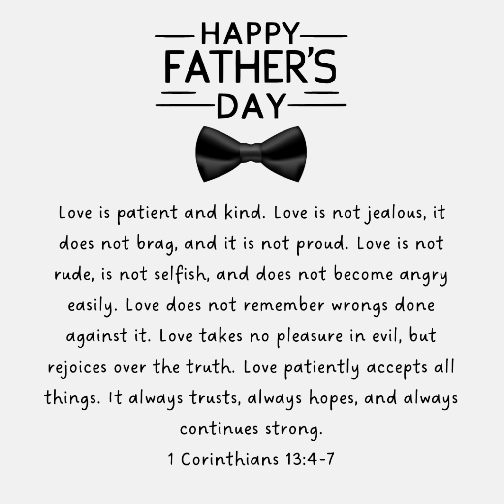 inspirational father's day bible verses