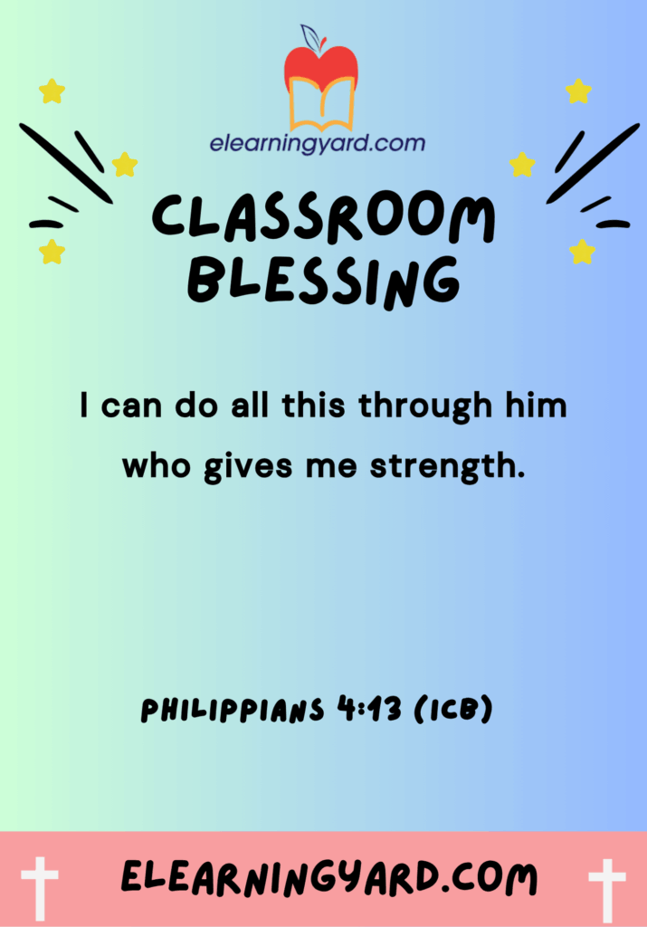 7 School Bible Verse