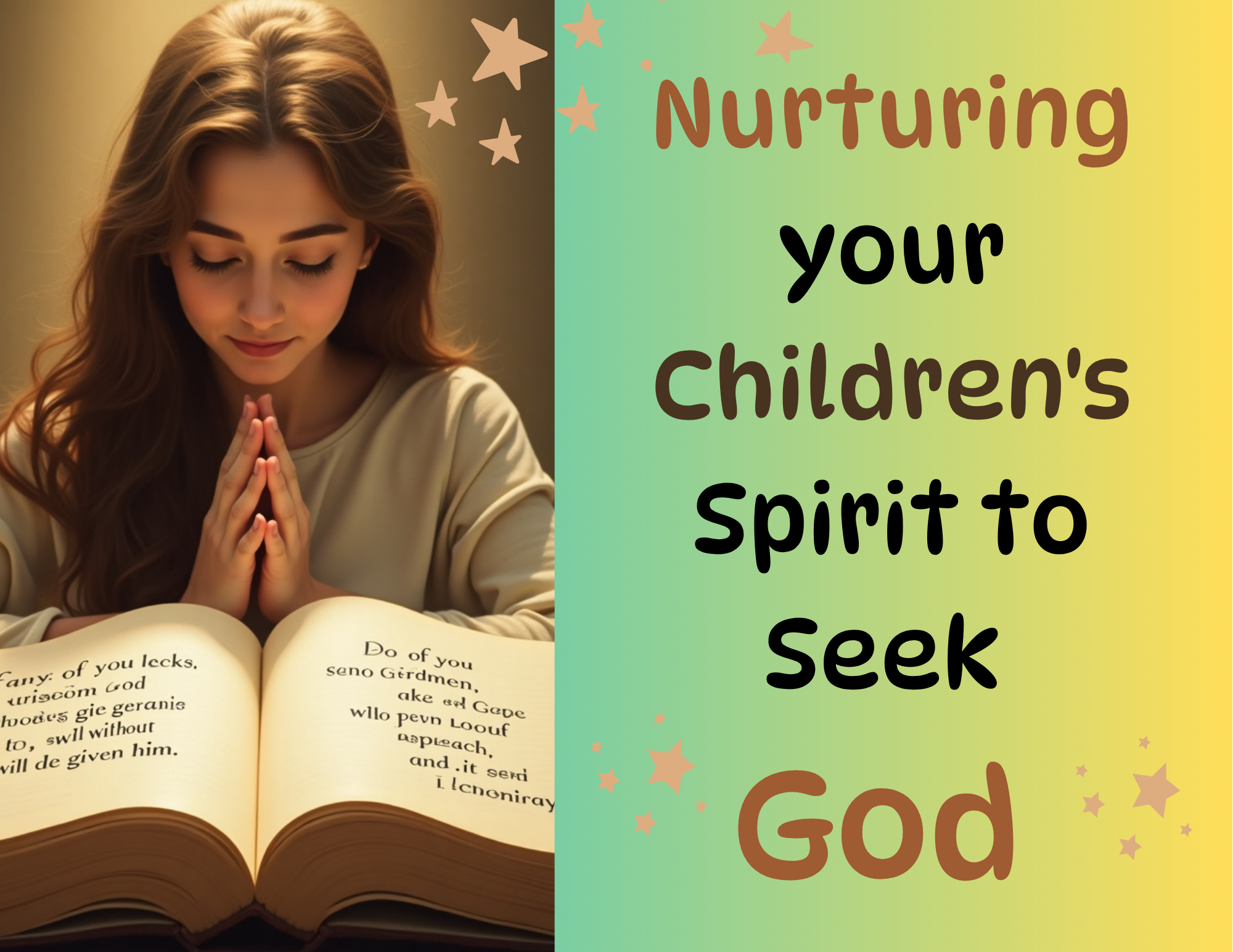 Nurturing your Children’s Spirit to Seek God
