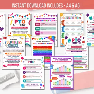 Editable PTO Flyer Bundle