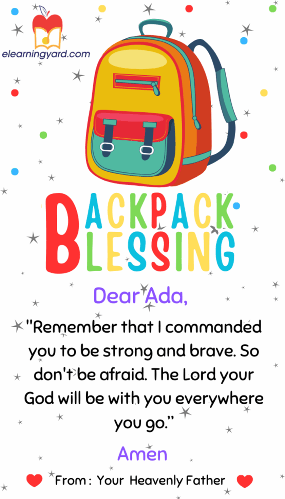 Prayer for your children before school starts