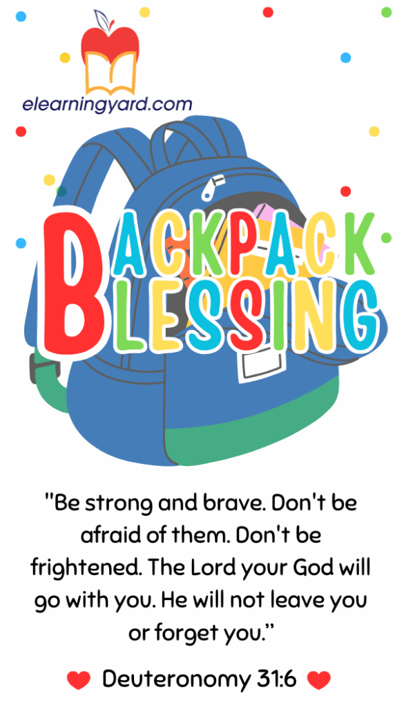 printable backpack blessing tag