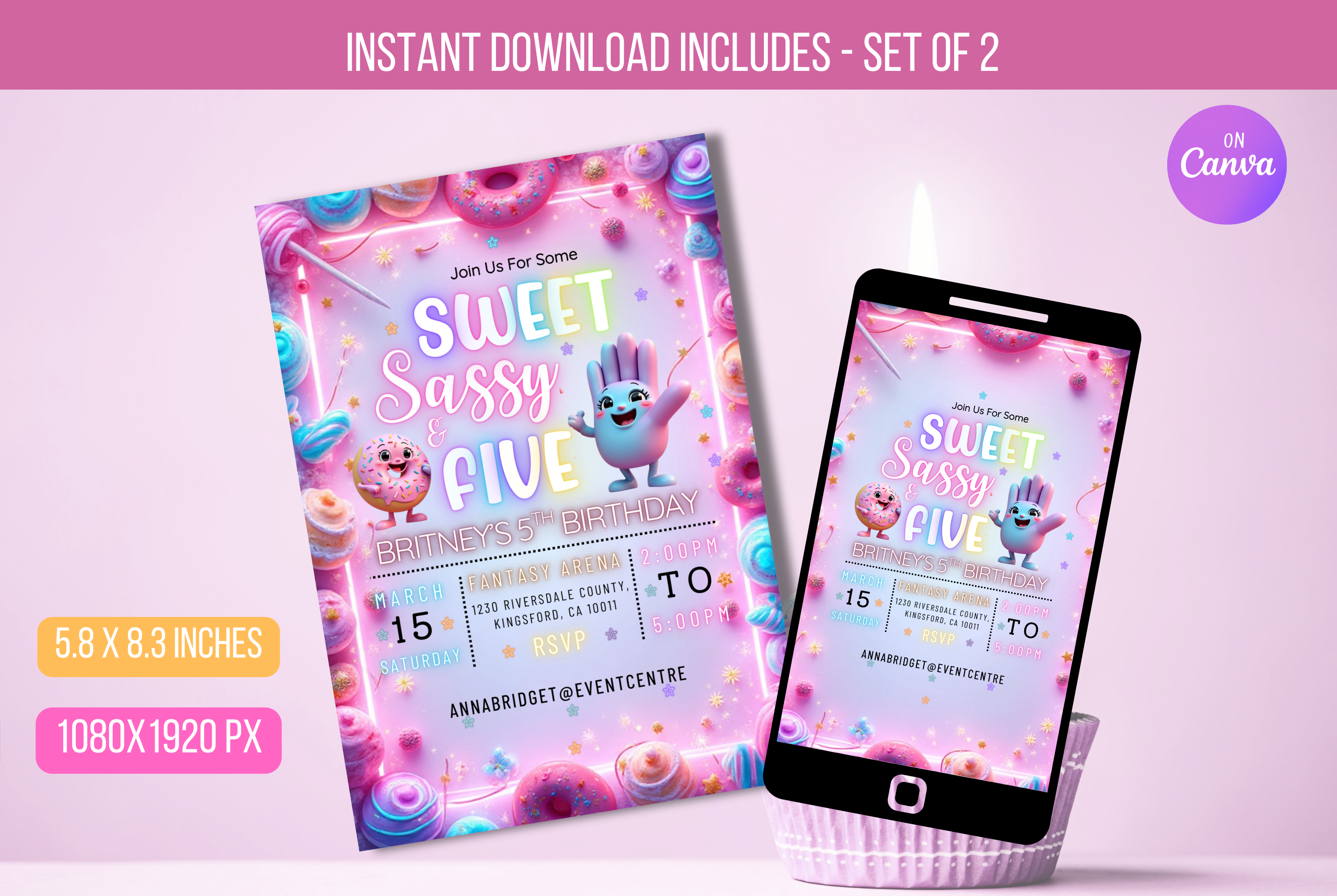 Editable Donut Forget To Vote Flyer