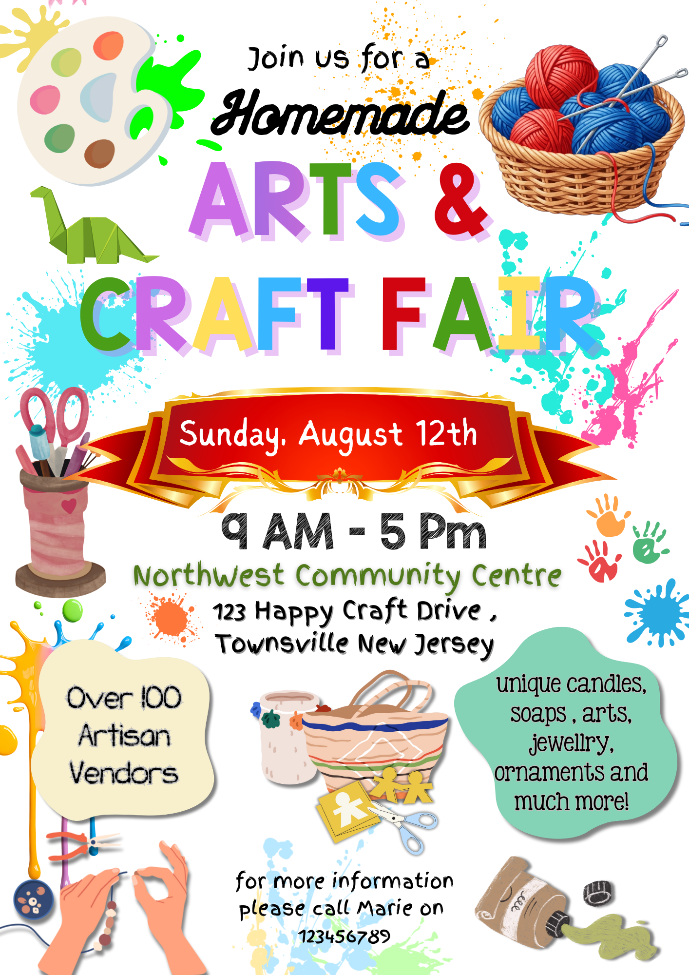 Arts & Craft Fair Flyer
