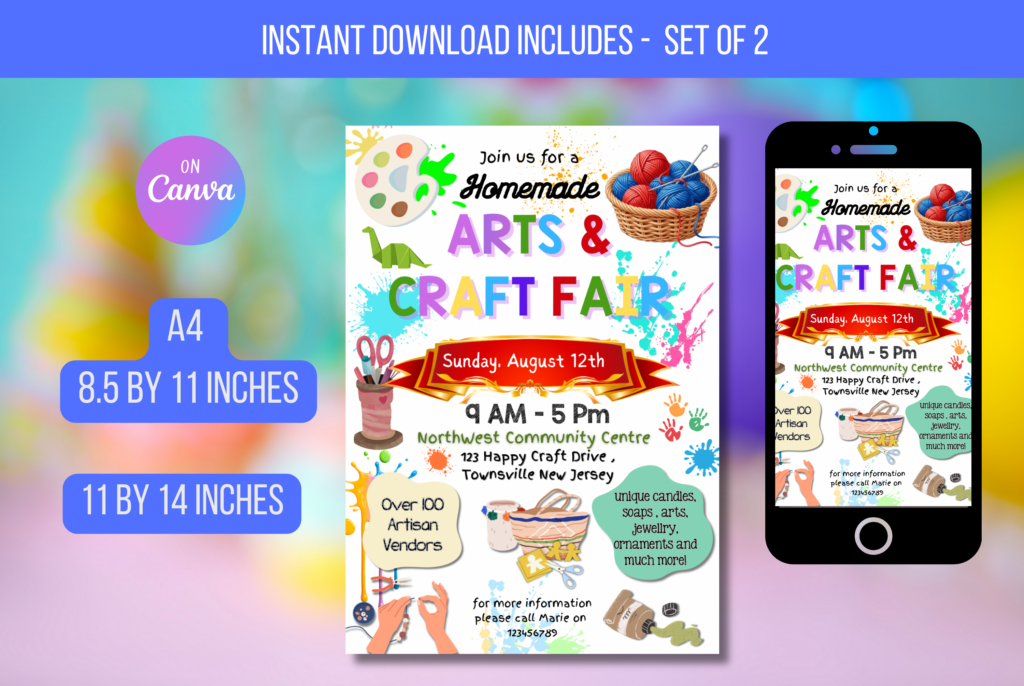 Arts and Craft flyer
