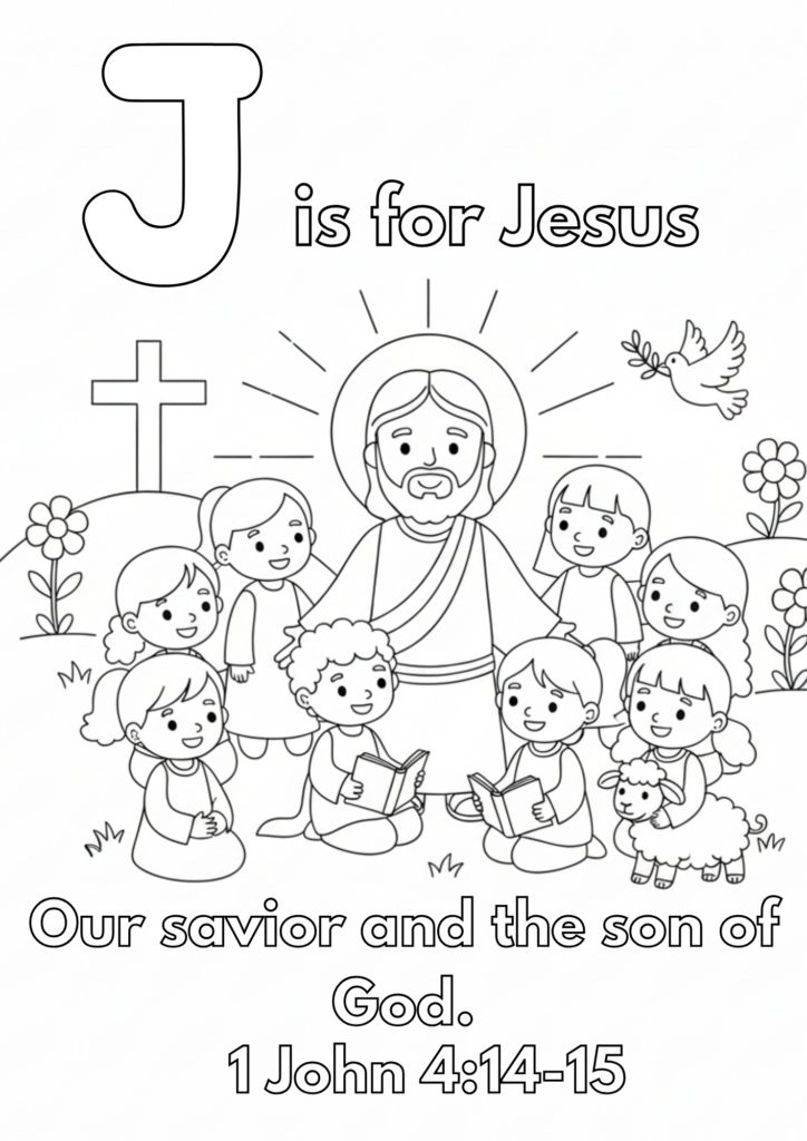 A to Z Bible  color Worksheet