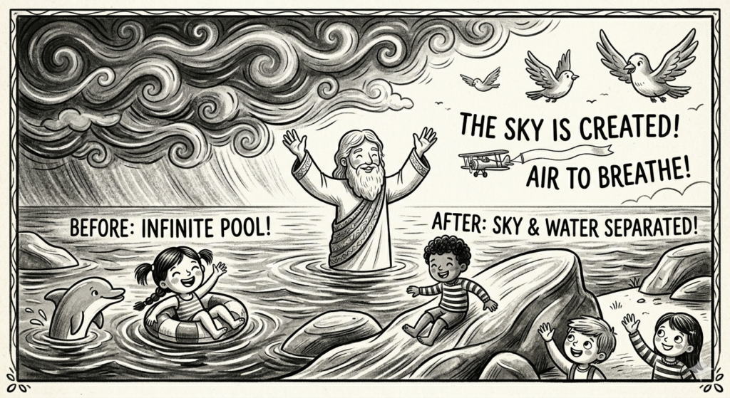 The created sky worksheet