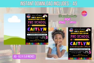 Pre-School Graduation Invite