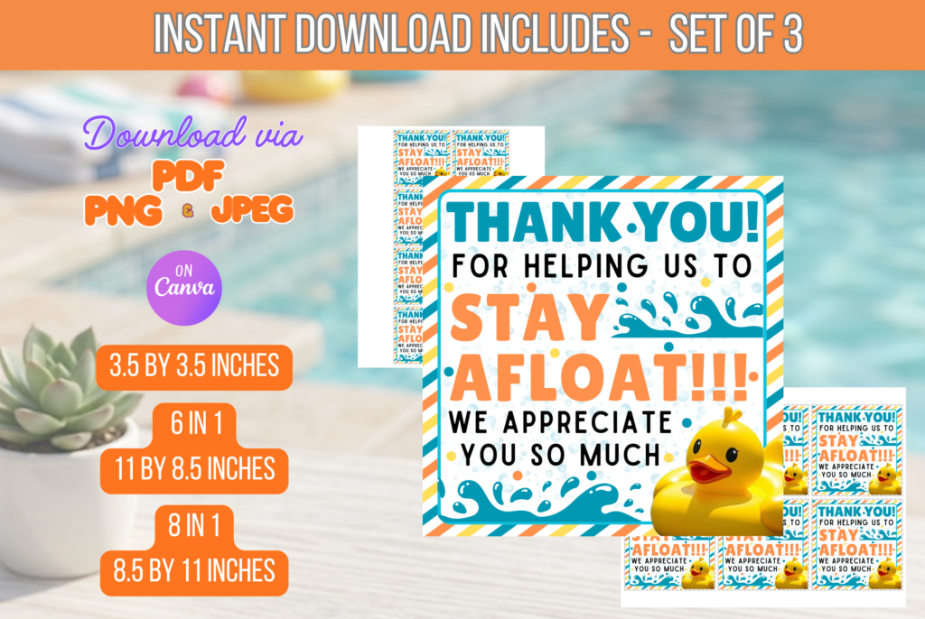 Thank you for keeping us afloat tag