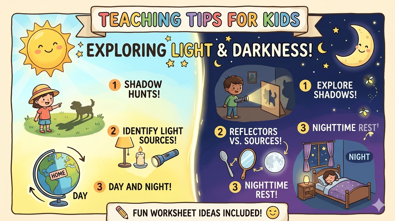 Light & Darkness Teaching Tips