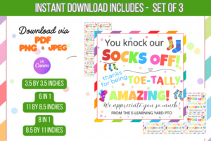 Knock Your Sock Off Flyer Mockup
