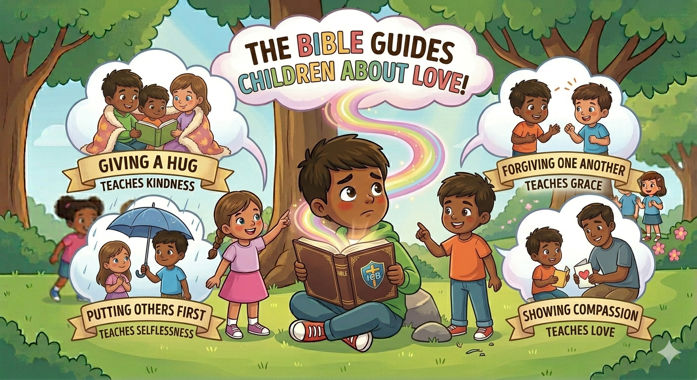 the bible guides children about love