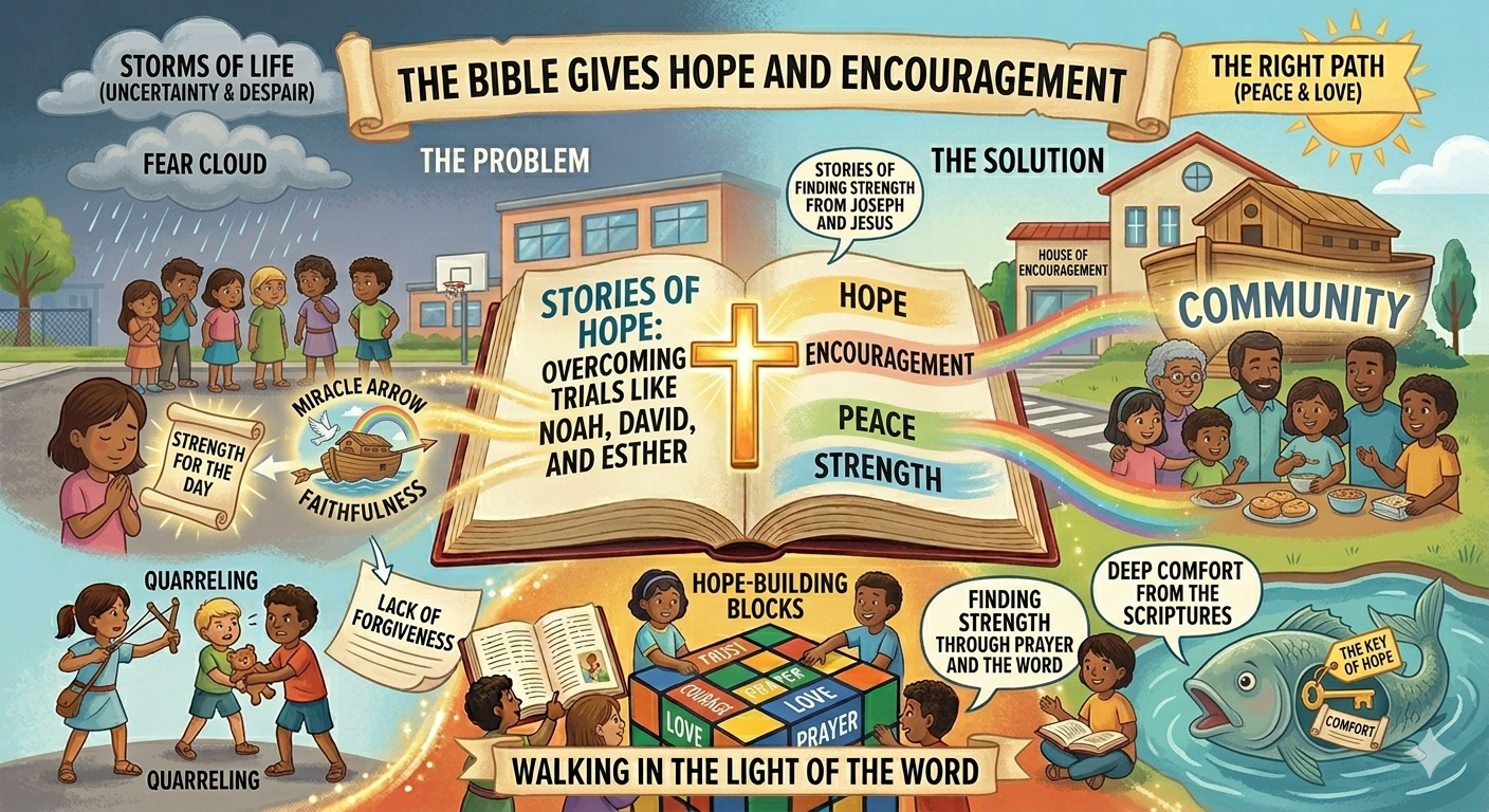 the bible teaches hope and encouragement