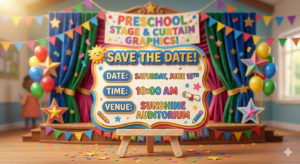 Top Preschool Graduation Invite Flyer Elements