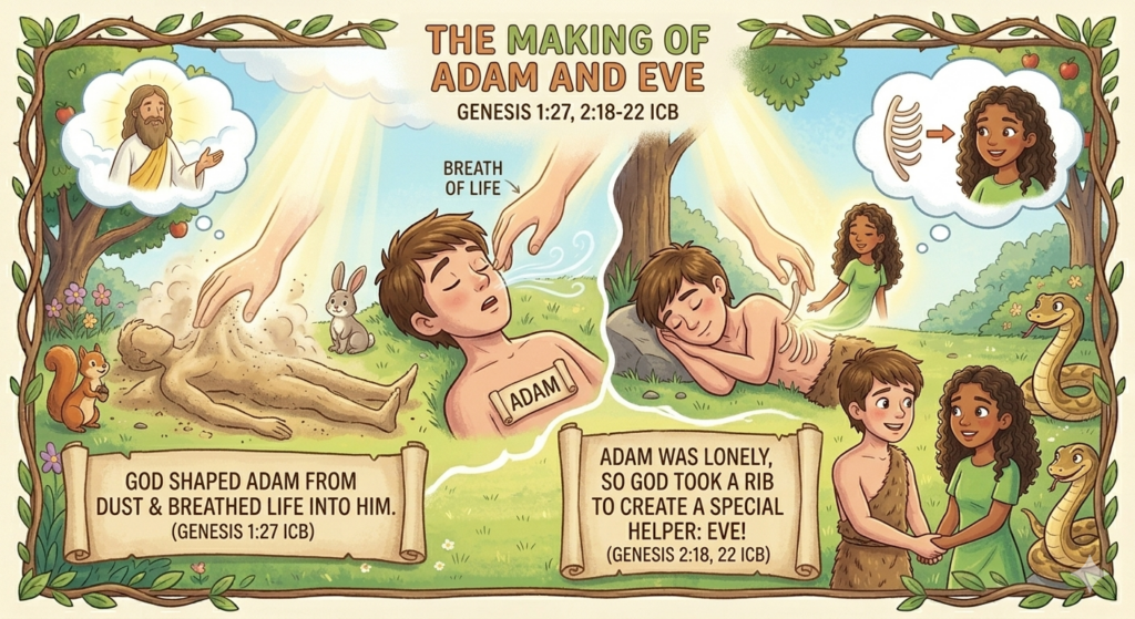 The first man and woman