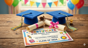 Pre-School Graduation Invite Elements