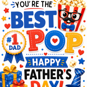 You're the best pop Fathers day tag