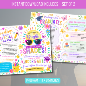 EDITABLE Our Future is Bright Program