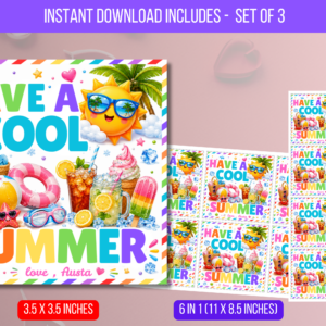 EDITABLE Have A Cool Summer End of School Year Tags