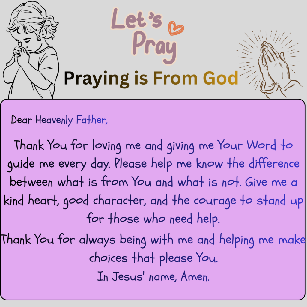 Praying to God