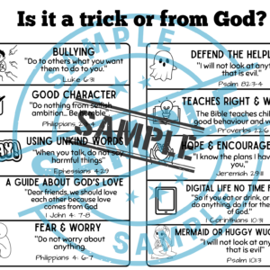 Is It a Trick or From God Worksheet activity