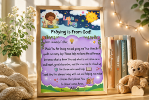 Prayer to God Template