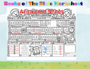 Books of The Bible Printable Worksheet