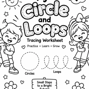 Printable Preschool Circle and Loops Tracing Bundle