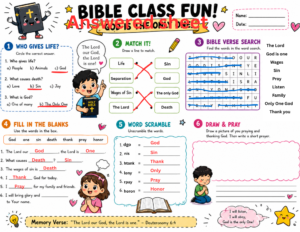 God Is the Only One Printable Worksheet